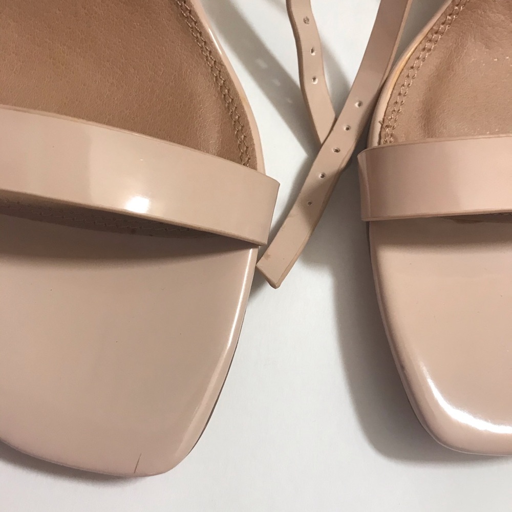 NEW ASOS Nude Pink Ankle Strap Heels, Sz UK 6.5 - Picture 5 of 7